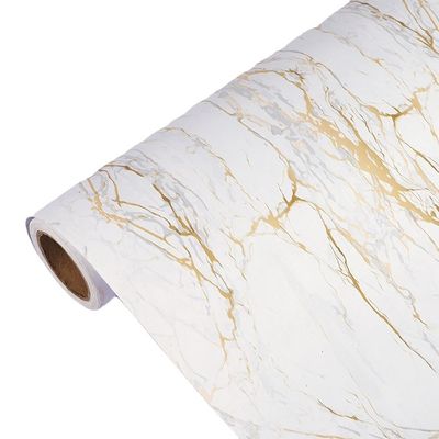 qualité  Wholesale Creative Home Decorative Furniture Wall Paper Grain Self Adhesive Marble Film usine